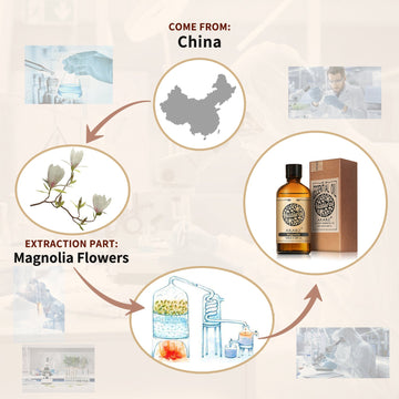 Magnolia Essential Oil AKARZ Natural And Pure (30ML 100ML )